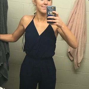Lulu’s Navy Blue Jumpsuit